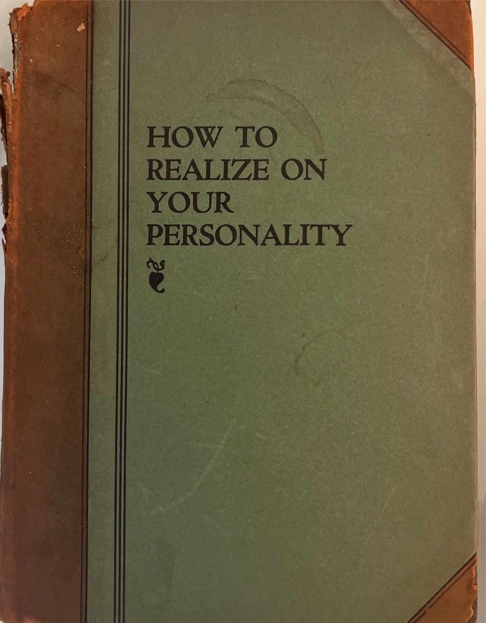 Heather-supplied historical cover: How to Realize on Your Personality